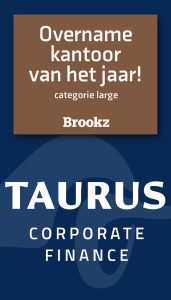 Overname Kantoor Van Het Jaar Taurus Corporate Finance